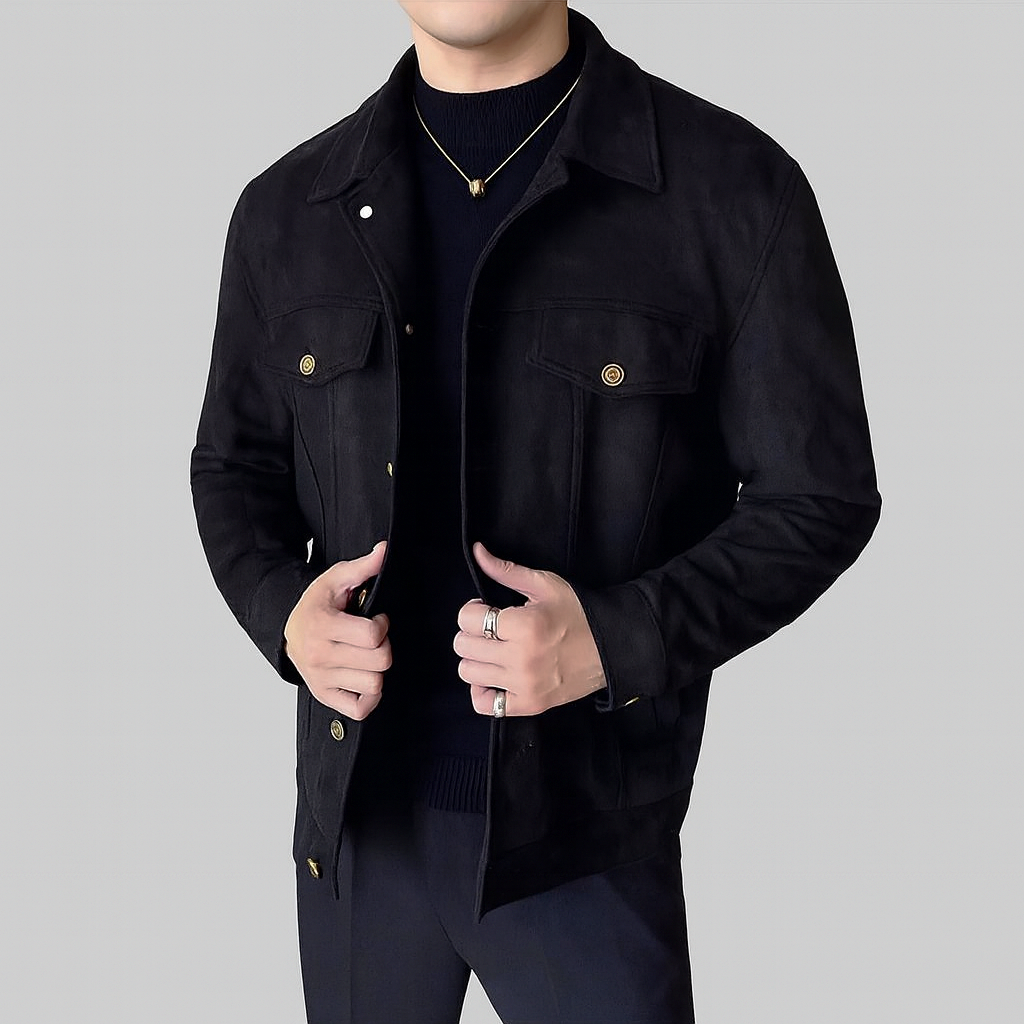 Veste En Daim Pour Homme
