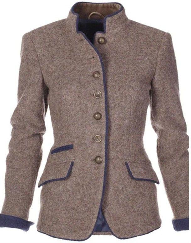 Cardigan femme à col montant – élégant, confortable et polyvalent