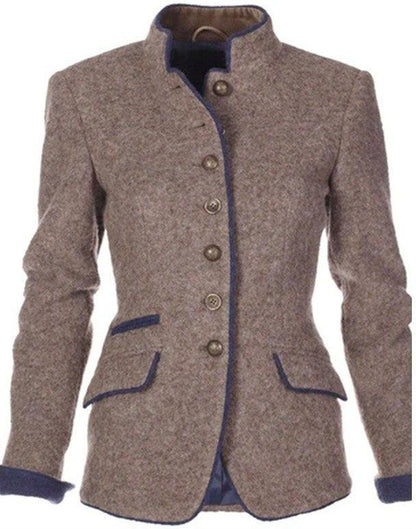 Cardigan femme à col montant – élégant, confortable et polyvalent