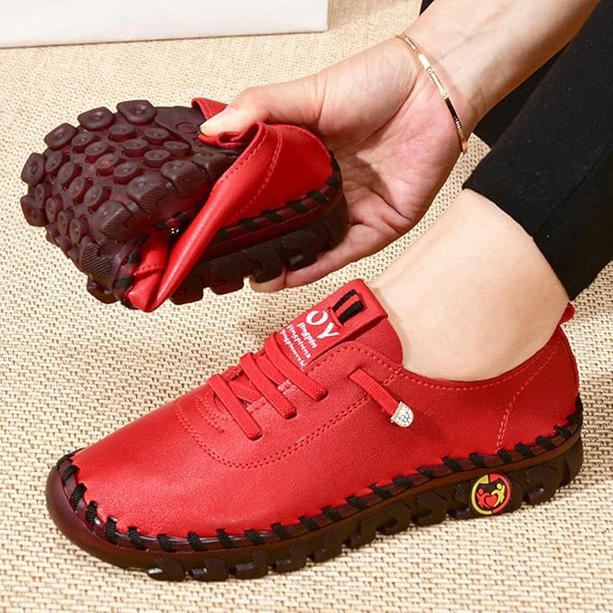 Chaussures Orthopédiques Femme Cuir Souple – Confort Pieds Sensibles & Semelle Antidérapante