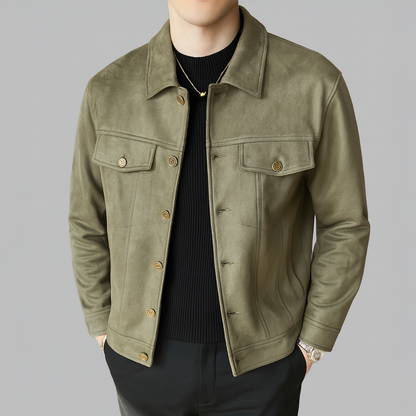 Veste En Daim Pour Homme