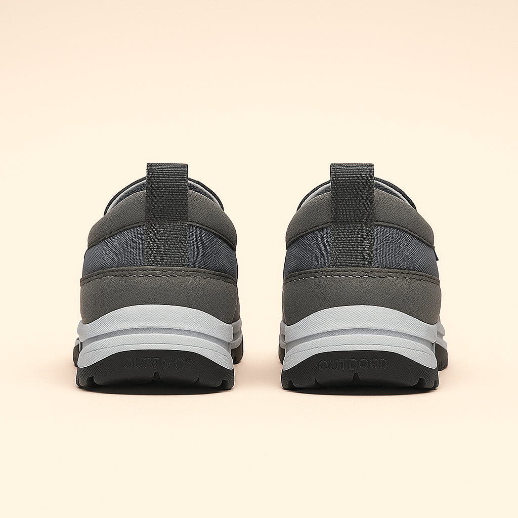 Chaussures homme avec contour souple et surface ouverte