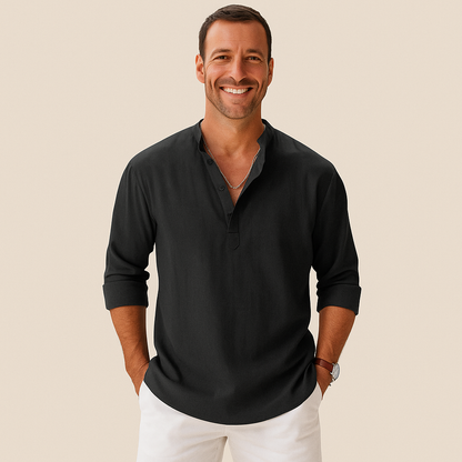 Chemise Homme Manches Longues – Tissu Structuré