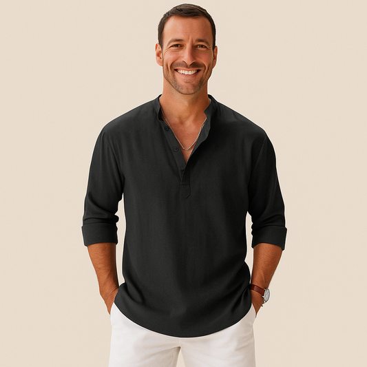 Chemise Homme Manches Longues – Tissu Structuré