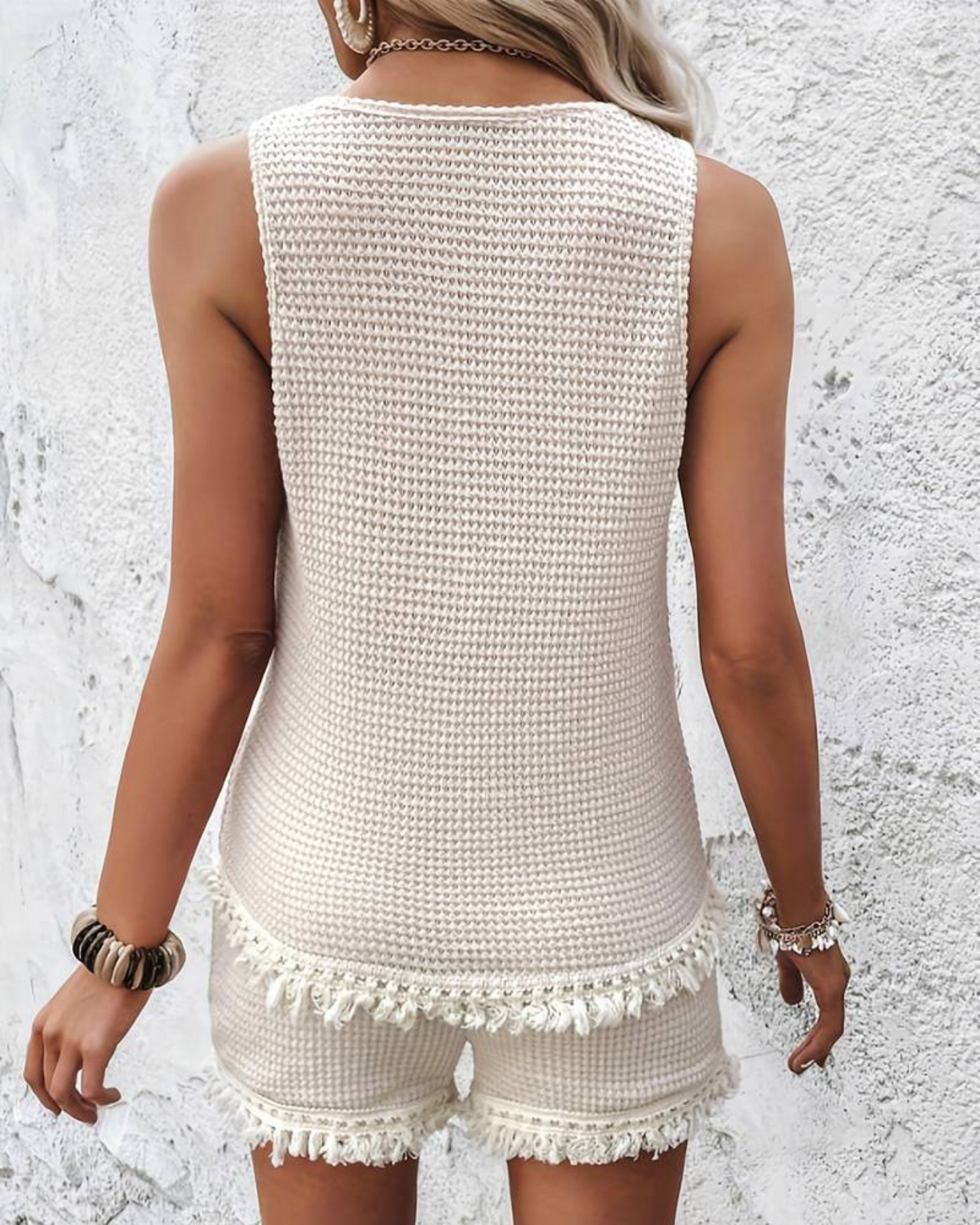 Ensemble d'Été en Coton Pour Femme
