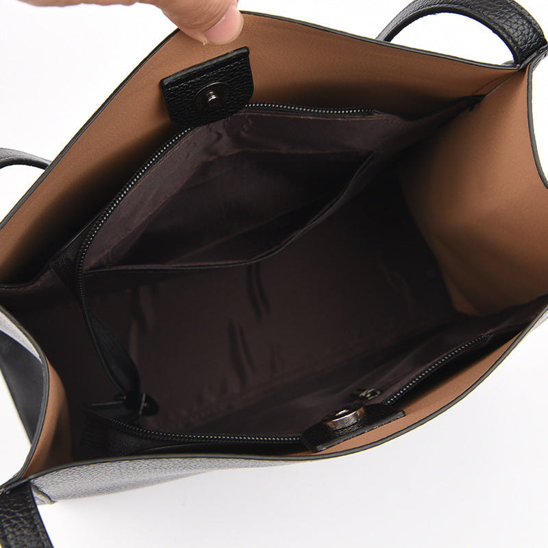 Sac à Bandoulière Femme – Cuir Véritable Uni