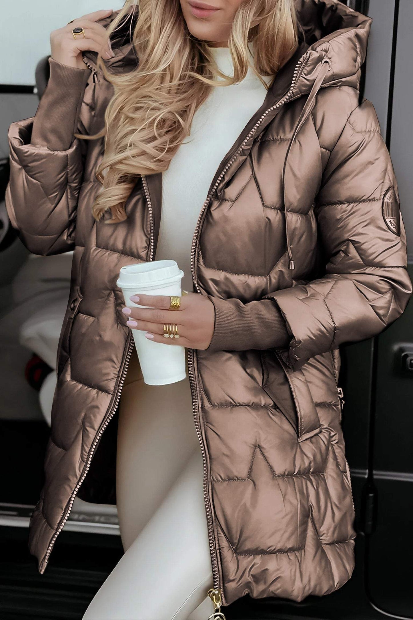 Manteau D’Hiver Élégant Femme