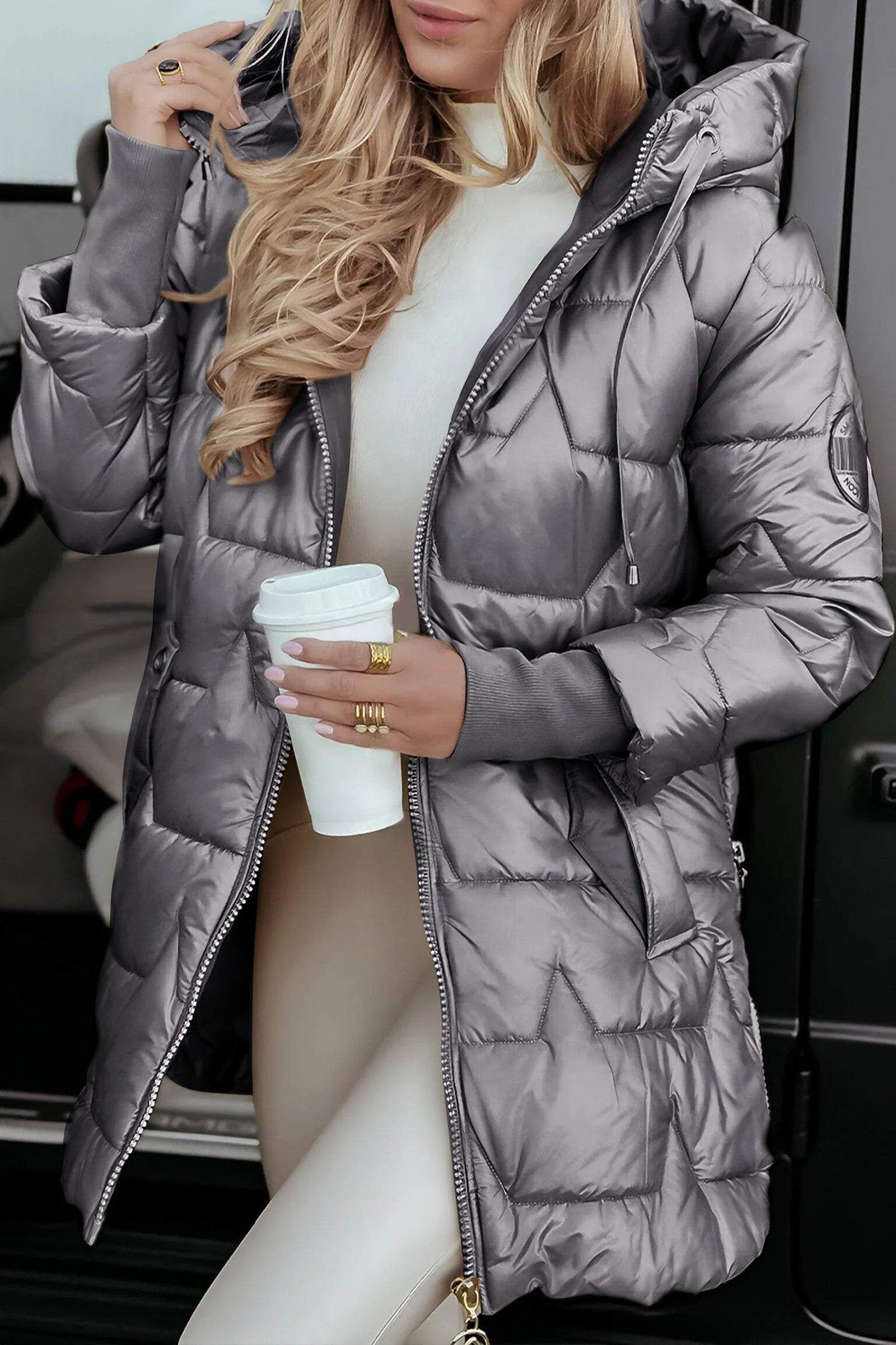 Manteau D’Hiver Élégant Femme