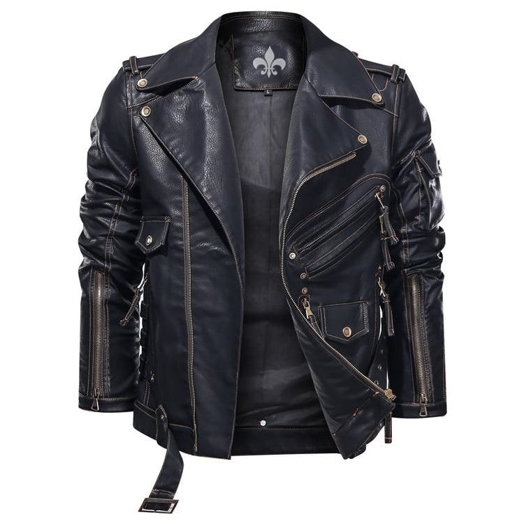 Veste en cuir de buffle pour homme – robuste, élégante et durable