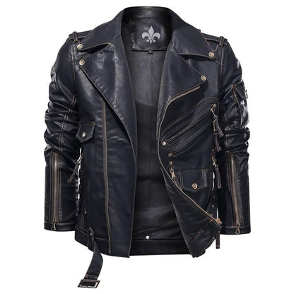 Veste en cuir de buffle pour homme – robuste, élégante et durable