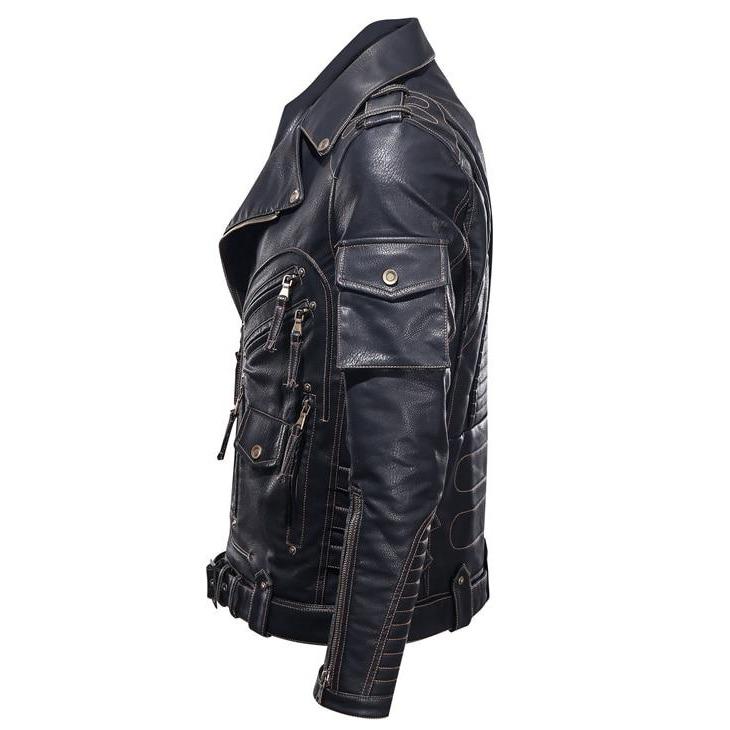Veste en cuir de buffle pour homme – robuste, élégante et durable