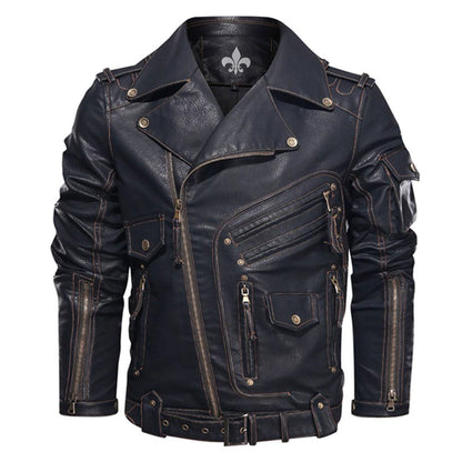 Veste en cuir de buffle pour homme – robuste, élégante et durable