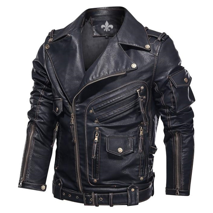 Veste en cuir de buffle pour homme – robuste, élégante et durable