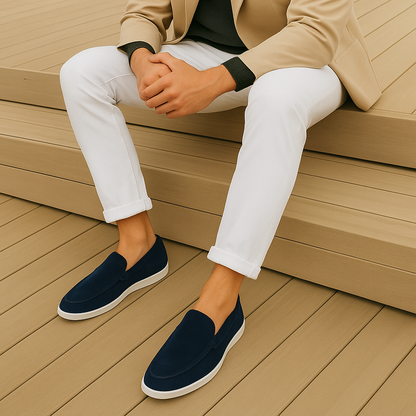 Mocassins élégants en daim pour hommes