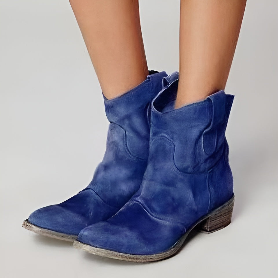 Bottines en daim intemporelles pour femmes