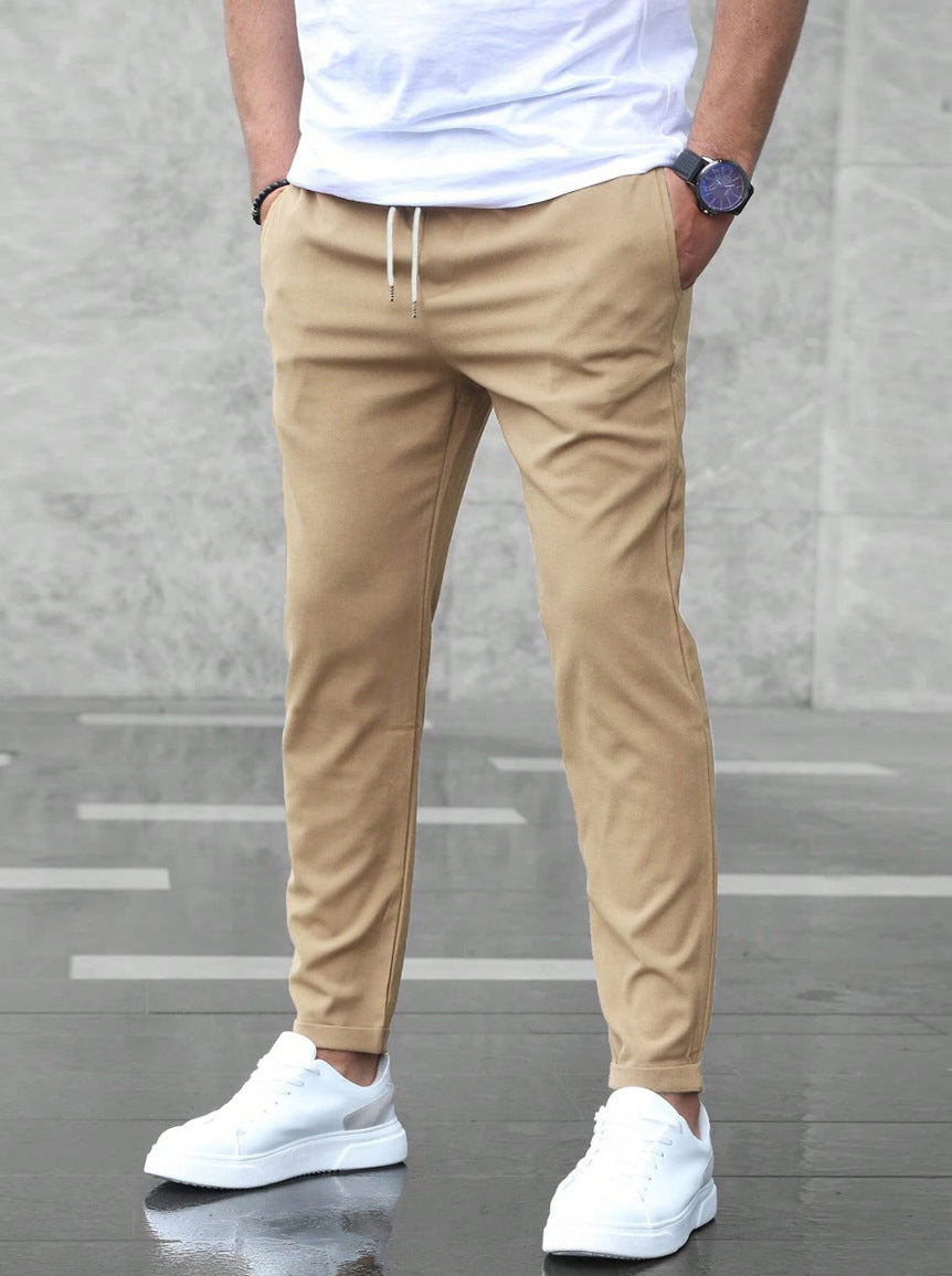 Pantalon Casual Premium Léger à Jambe Droite