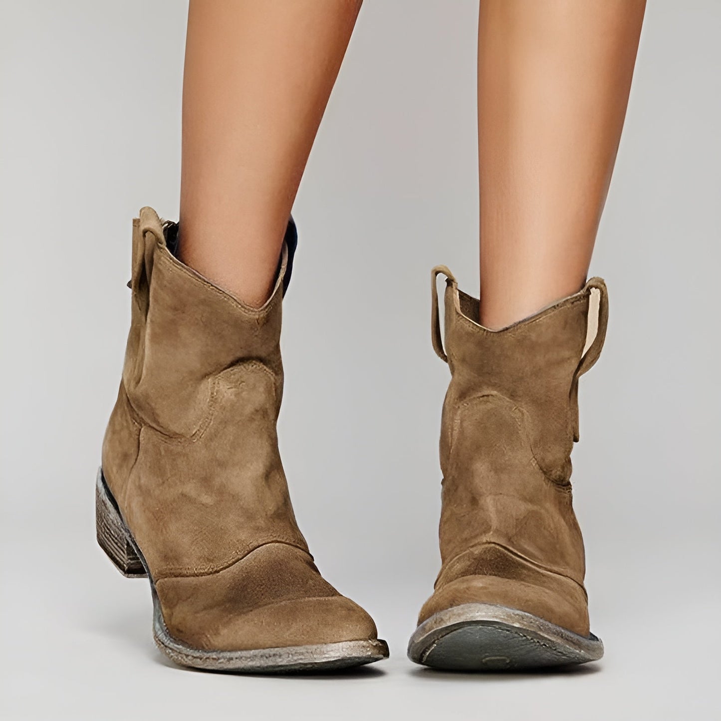 Bottines en daim intemporelles pour femmes