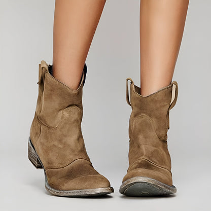 Bottines en daim intemporelles pour femmes