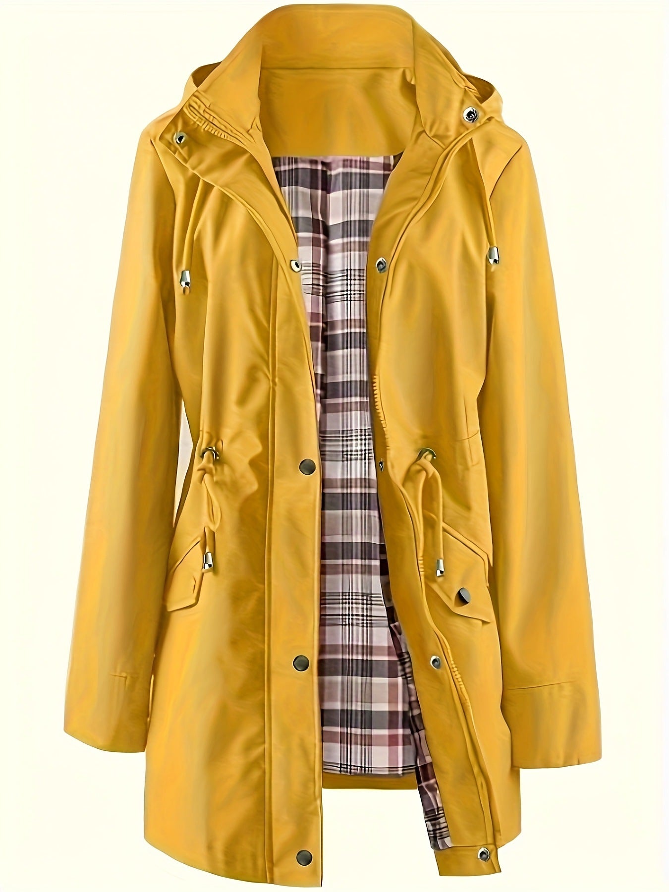 Veste imperméable femme avec capuche – coupe-vent mi-saison
