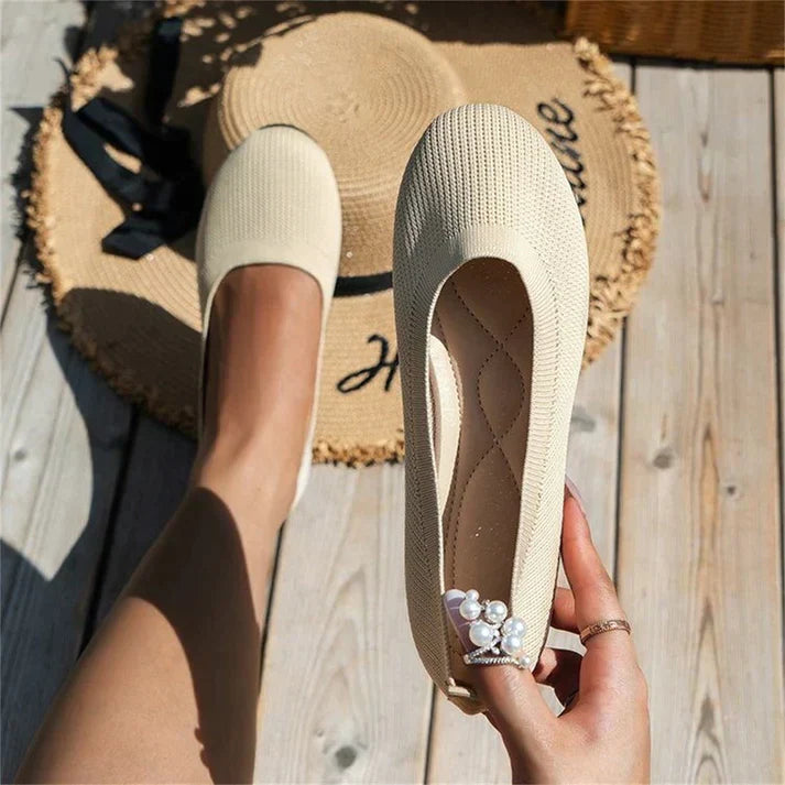 Chaussures à ajustement pratique pour femme, port fréquent