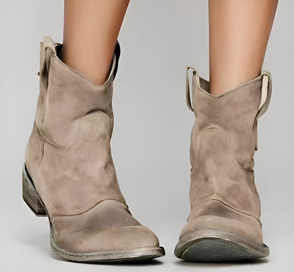 Bottines en daim intemporelles pour femmes