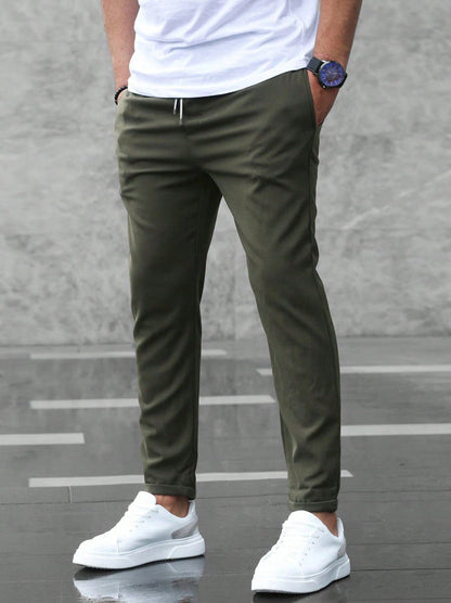 Pantalon Casual Premium Léger à Jambe Droite