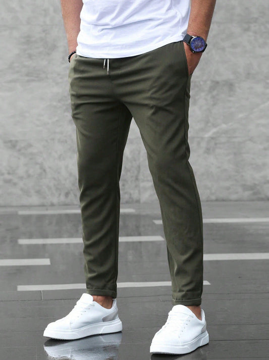 Pantalon Casual Premium Léger à Jambe Droite