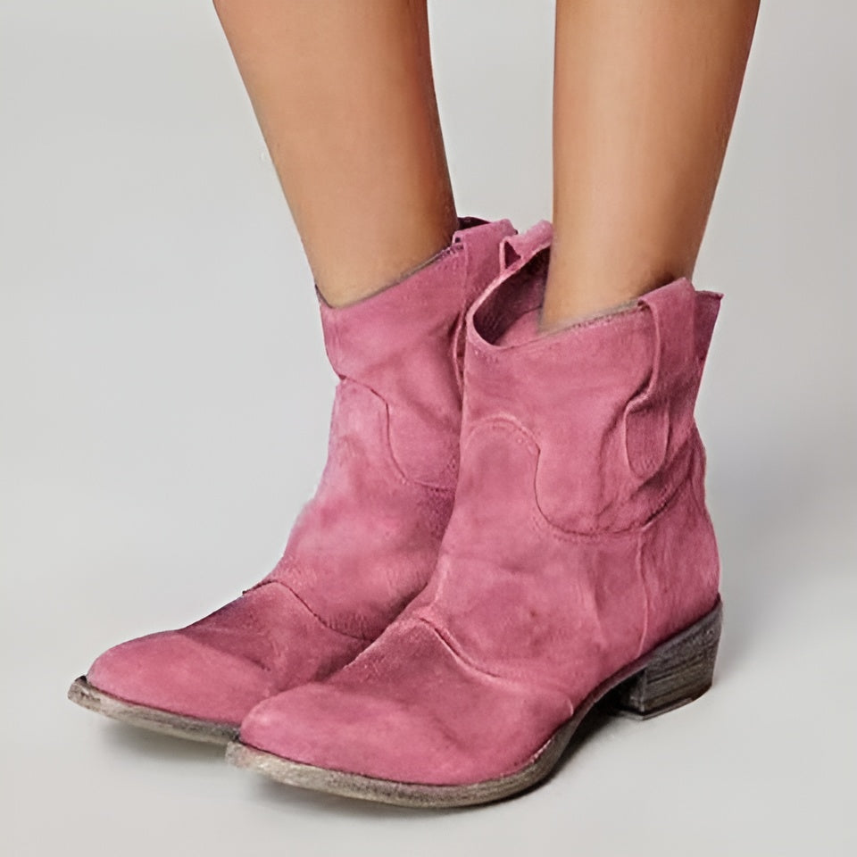 Bottines en daim intemporelles pour femmes