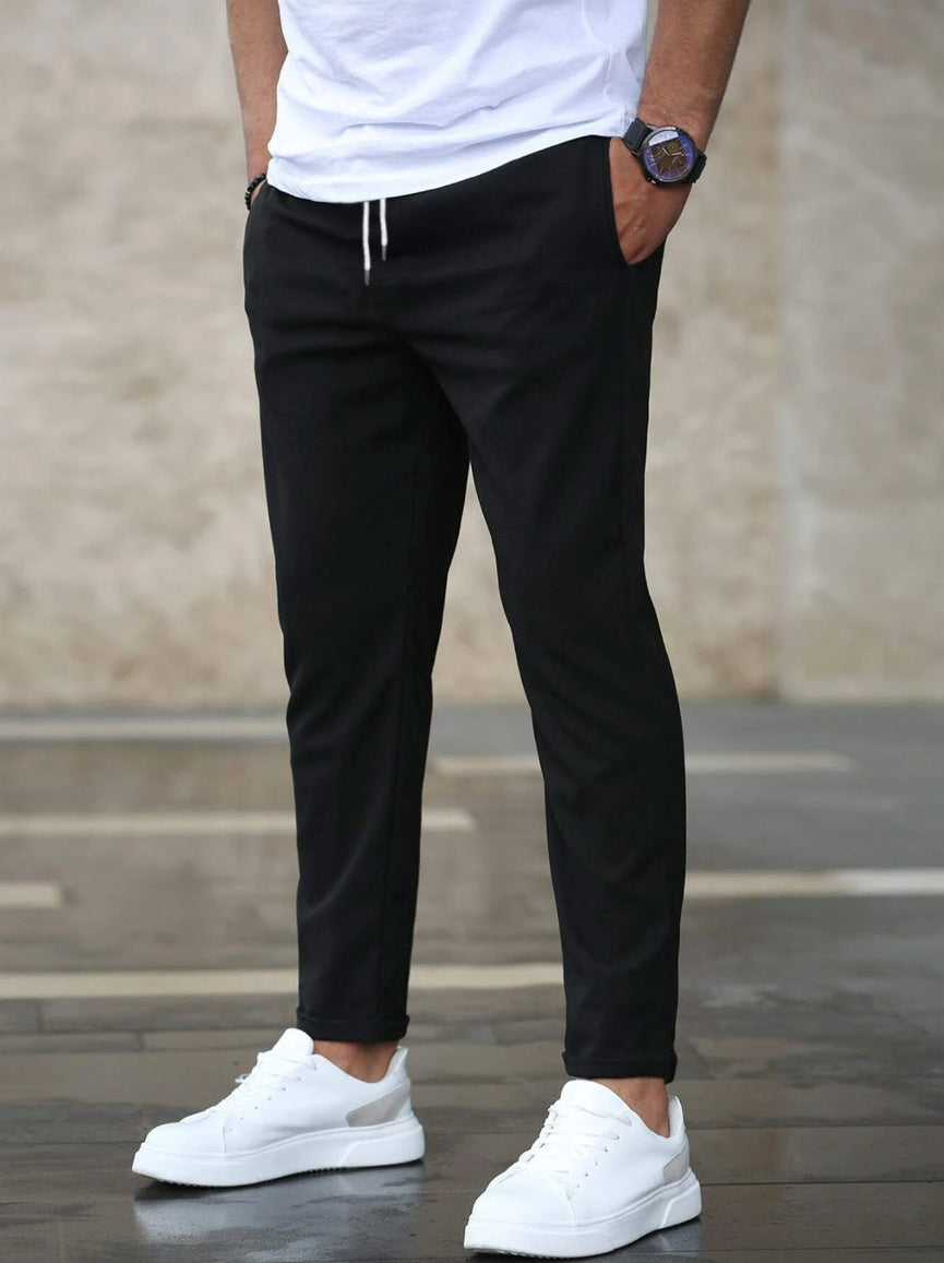 Pantalon Casual Premium Léger à Jambe Droite