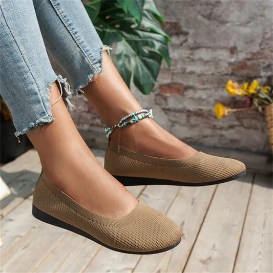 Chaussures à ajustement pratique pour femme, port fréquent