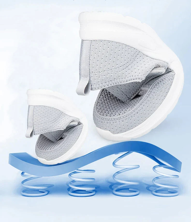 Chaussures de Marche Orthopédiques Extra-Larges – Confort pour Pieds Gonflés et Semelles Sensibles