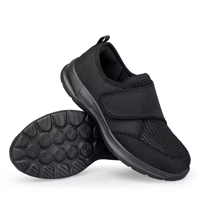 Chaussures de Marche Orthopédiques Extra-Larges – Confort pour Pieds Gonflés et Semelles Sensibles
