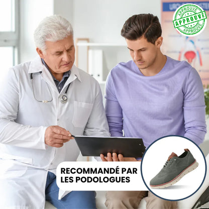 Chaussures Orthopédiques Homme – Confort, Respirantes & Amorti pour Marche Quotidienne