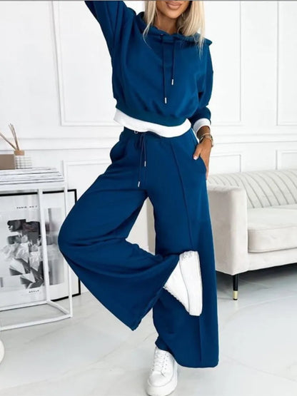 Ensemble femme été pantalon fluide et haut coordonné