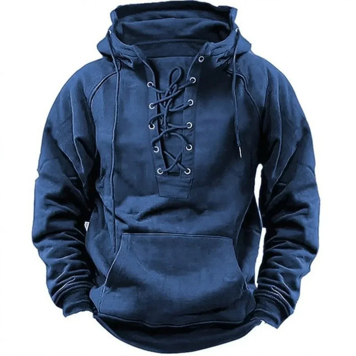 Sweat à capuche chaud et épais pour homme – style rétro et confort extérieur