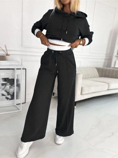 Ensemble femme été pantalon fluide et haut coordonné