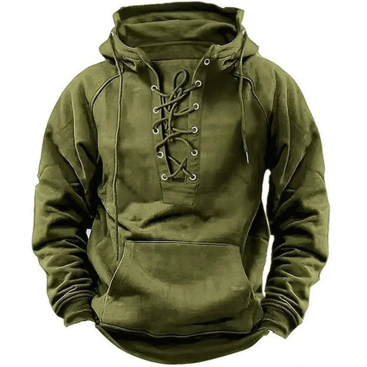 Sweat à capuche chaud et épais pour homme – style rétro et confort extérieur