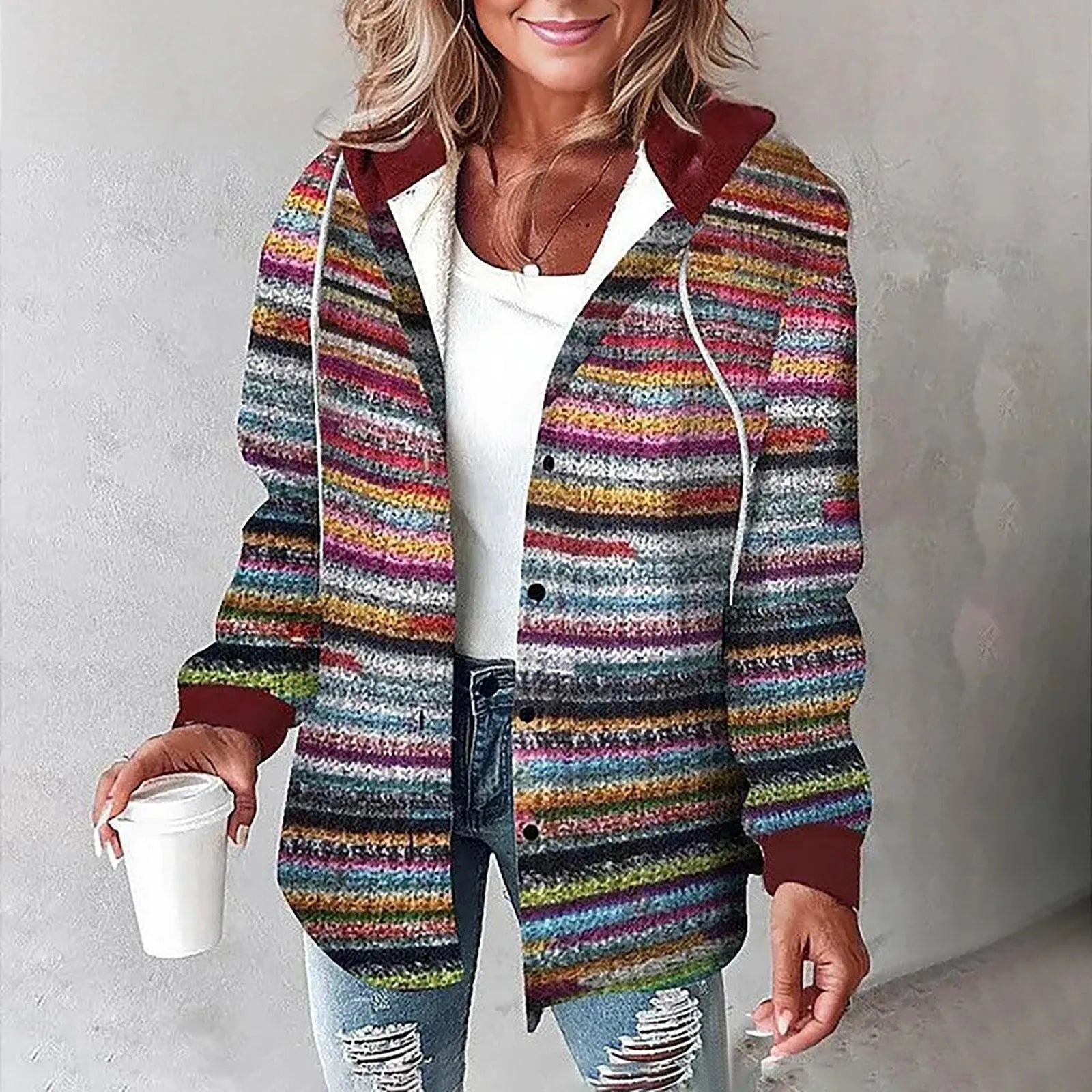 Veste femme douce et chaude pour l’automne – confortable et élégante
