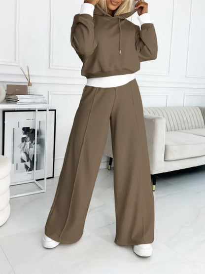 Ensemble femme été pantalon fluide et haut coordonné
