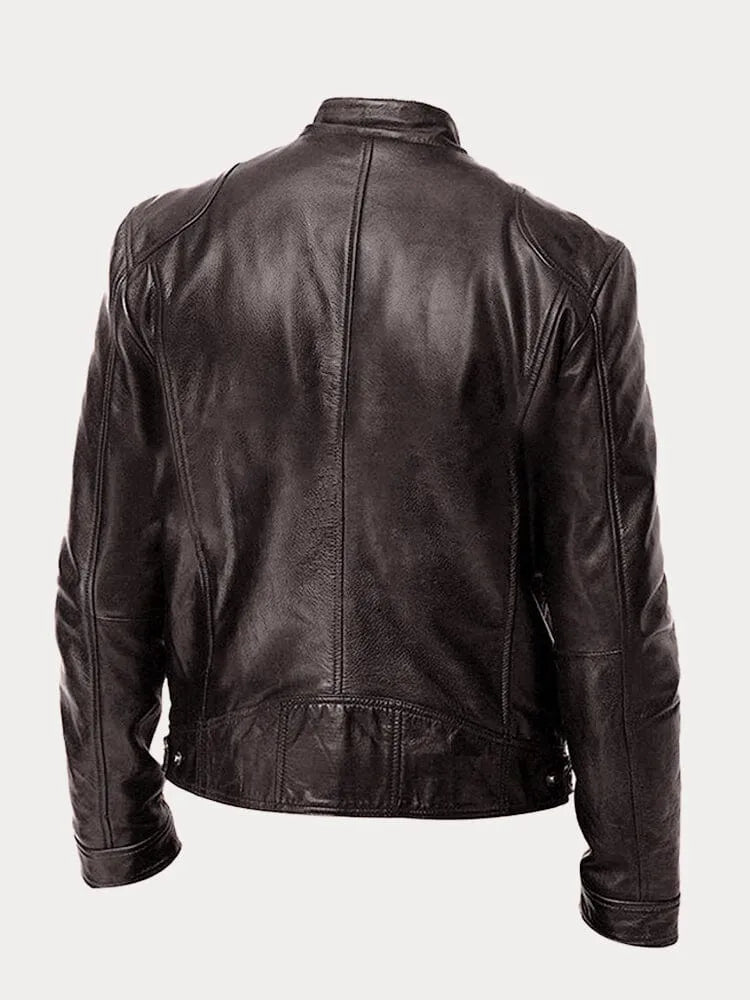 Veste cuir homme – Style décontracté et élégant