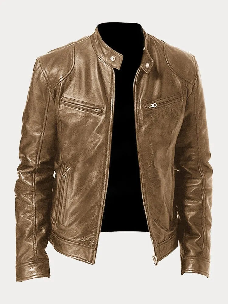 Veste cuir homme – Style décontracté et élégant