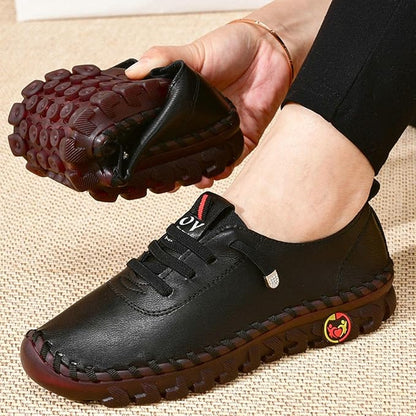 Chaussures Orthopédiques Femme Cuir Souple – Confort Pieds Sensibles & Semelle Antidérapante
