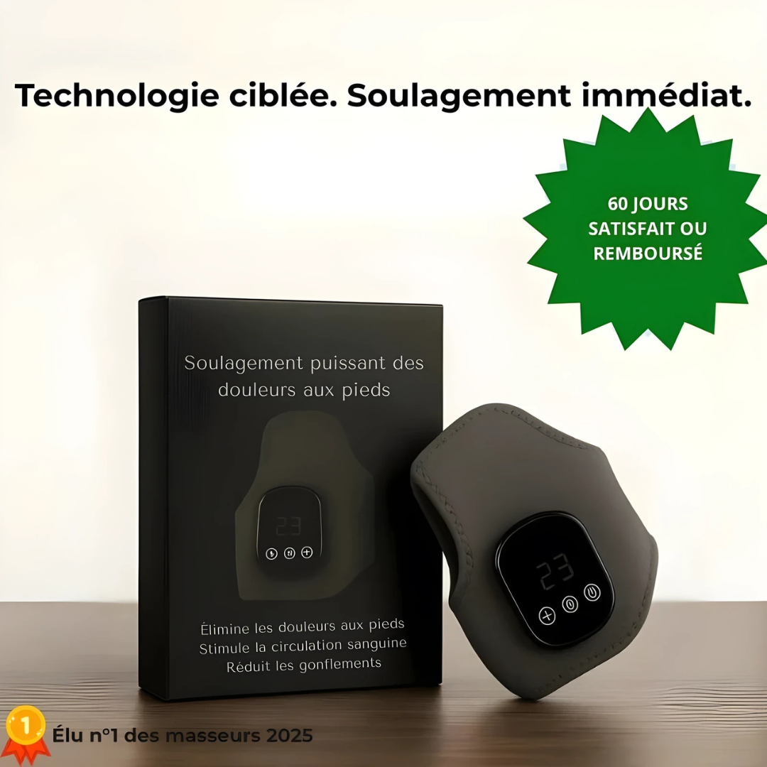 Appareil de Stimulation Électrique – Soulagement Douleurs Pieds, Neuropathie & Fasciite