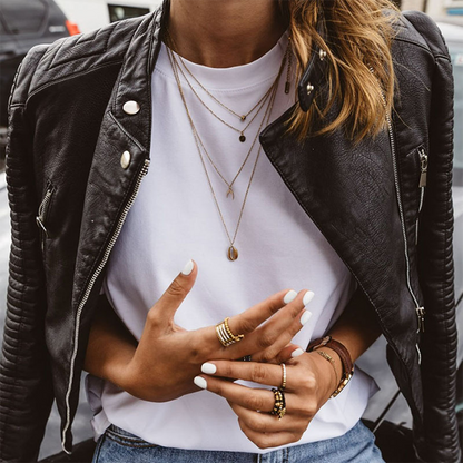Veste En Cuir Véritable Femme