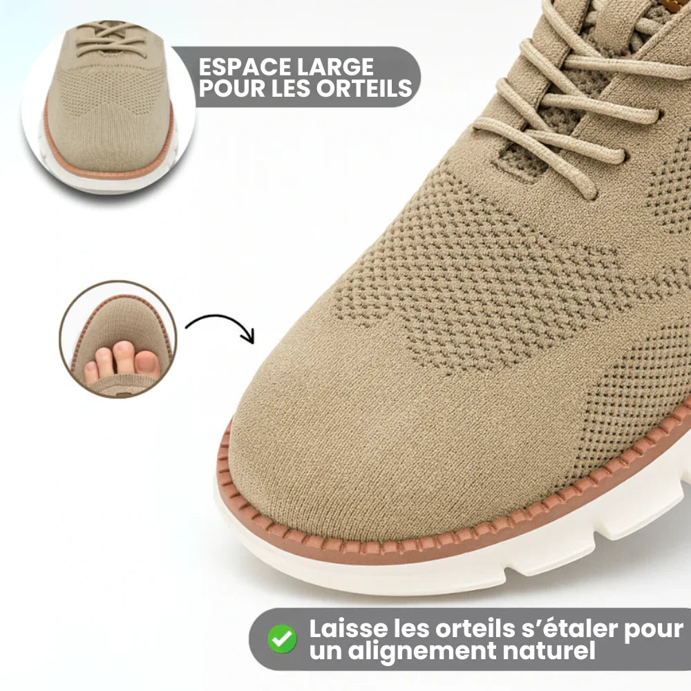 Chaussures Orthopédiques Homme – Confort, Respirantes & Amorti pour Marche Quotidienne