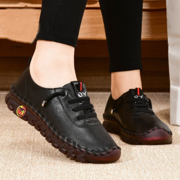 Chaussures Orthopédiques Femme Cuir Souple – Confort Pieds Sensibles & Semelle Antidérapante