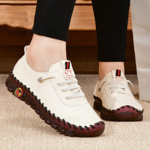 Chaussures Orthopédiques Femme Cuir Souple – Confort Pieds Sensibles & Semelle Antidérapante
