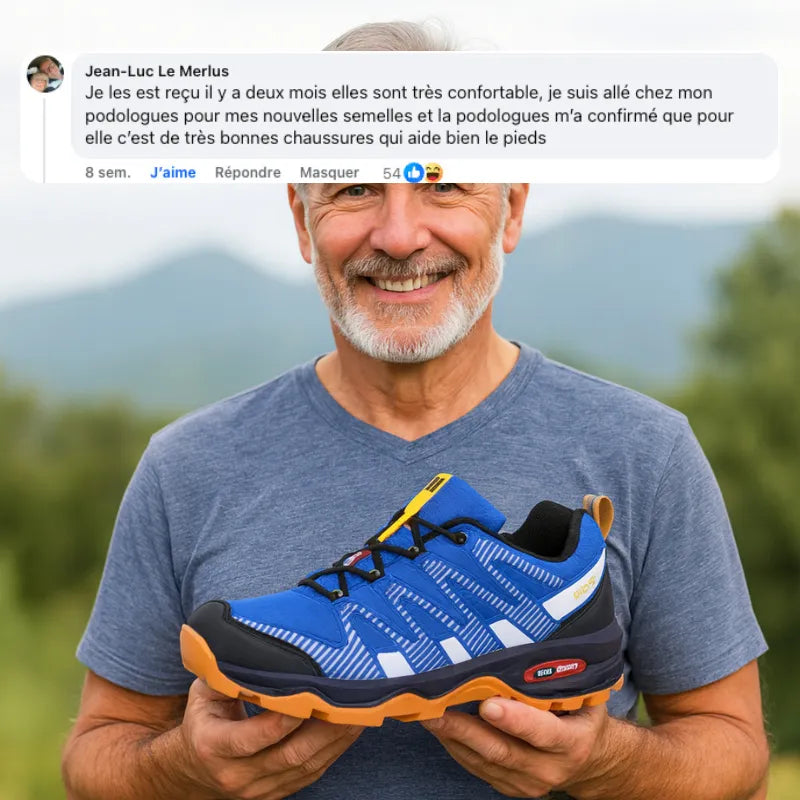 Chaussures de Marche Orthopédiques Homme – Confort, Amorti & Semelle Respirante