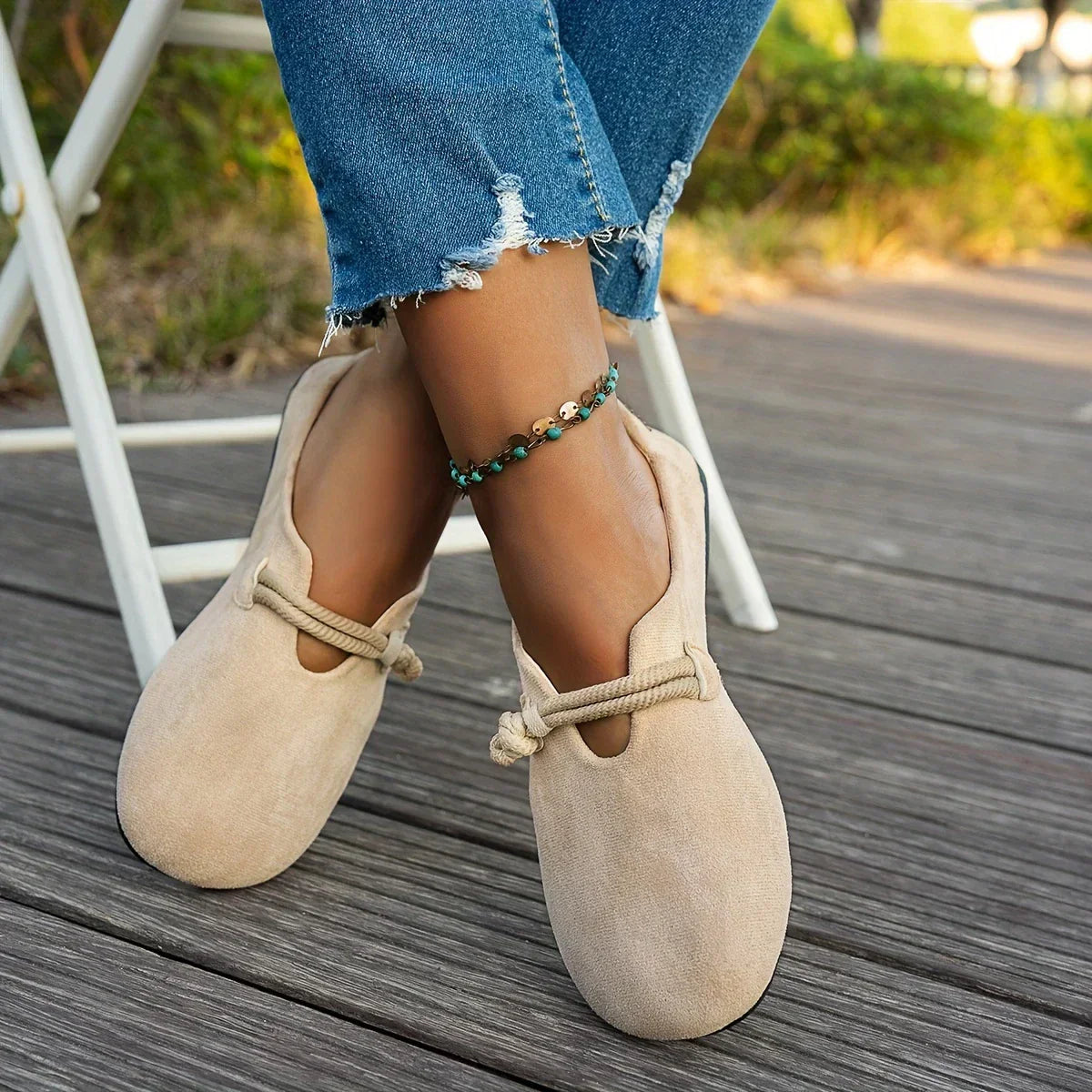 Sandales mocassins confortables femme – chaussures souples et respirantes