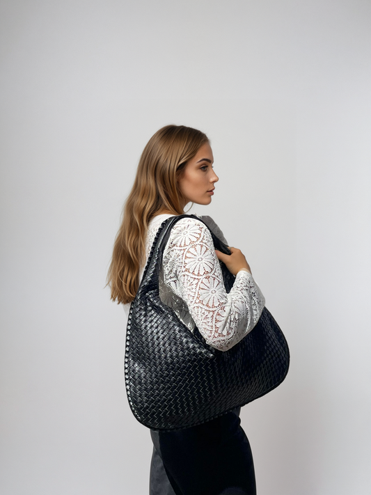 Petit sac à main femme avec surface texturée et fermeture éclair